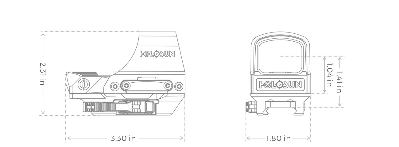 Holosun HE510C-GR Elite Red Dot Sight