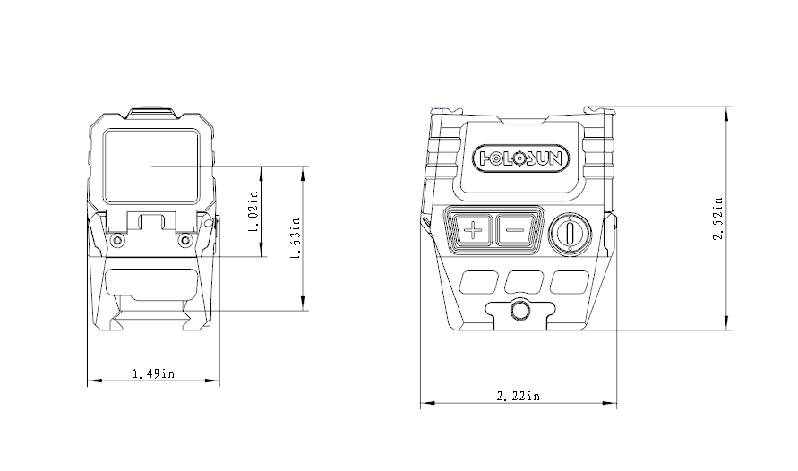 New Holosun AEMS sight - Advanced Enclosed Micro Sight 2